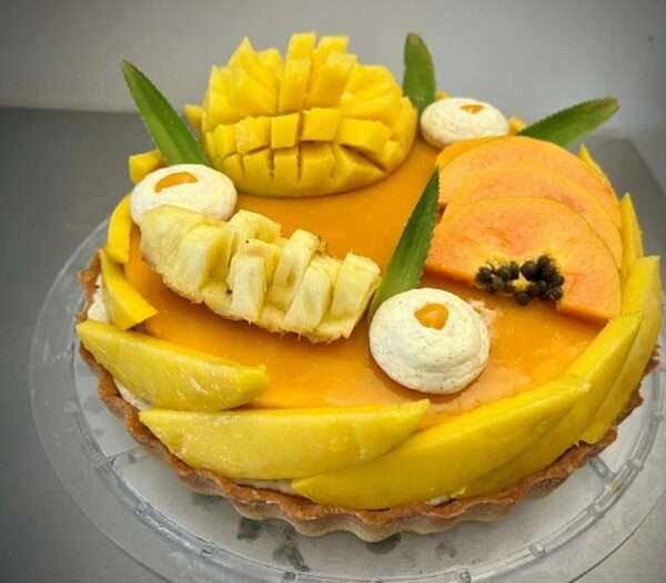 Gâteau fruits revisitée pâtisserie de l'atelier sucré de Nathalie 22 Rue Chevalier Paul 83000 TOULON